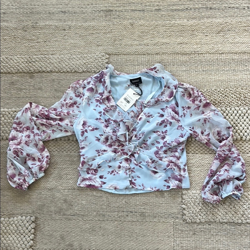 Bardot Floral Top